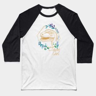 Clever Girl - Velociraptor Baseball T-Shirt